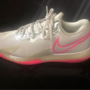 Nike Womens Court Air Zoom Vapor Cage 4 'Grey Pink' Shoes Size:11